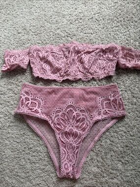 Victoria Secret lace bralette and Pantie set